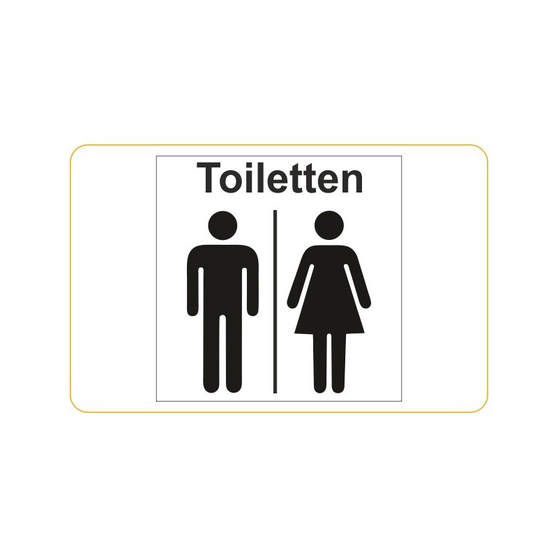 Pictogrambordje Toiletten