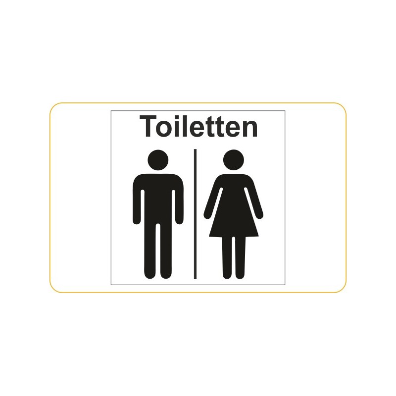 Pictogrambordje Toiletten Pictogrambordje Toiletten