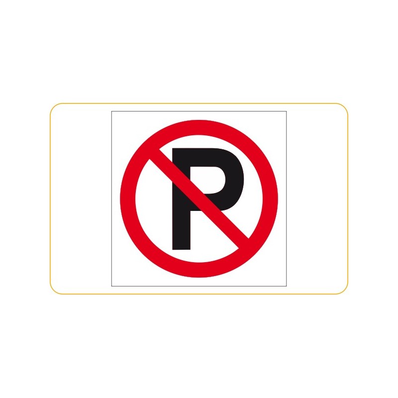 Pictogrambordje Verboden te parkeren